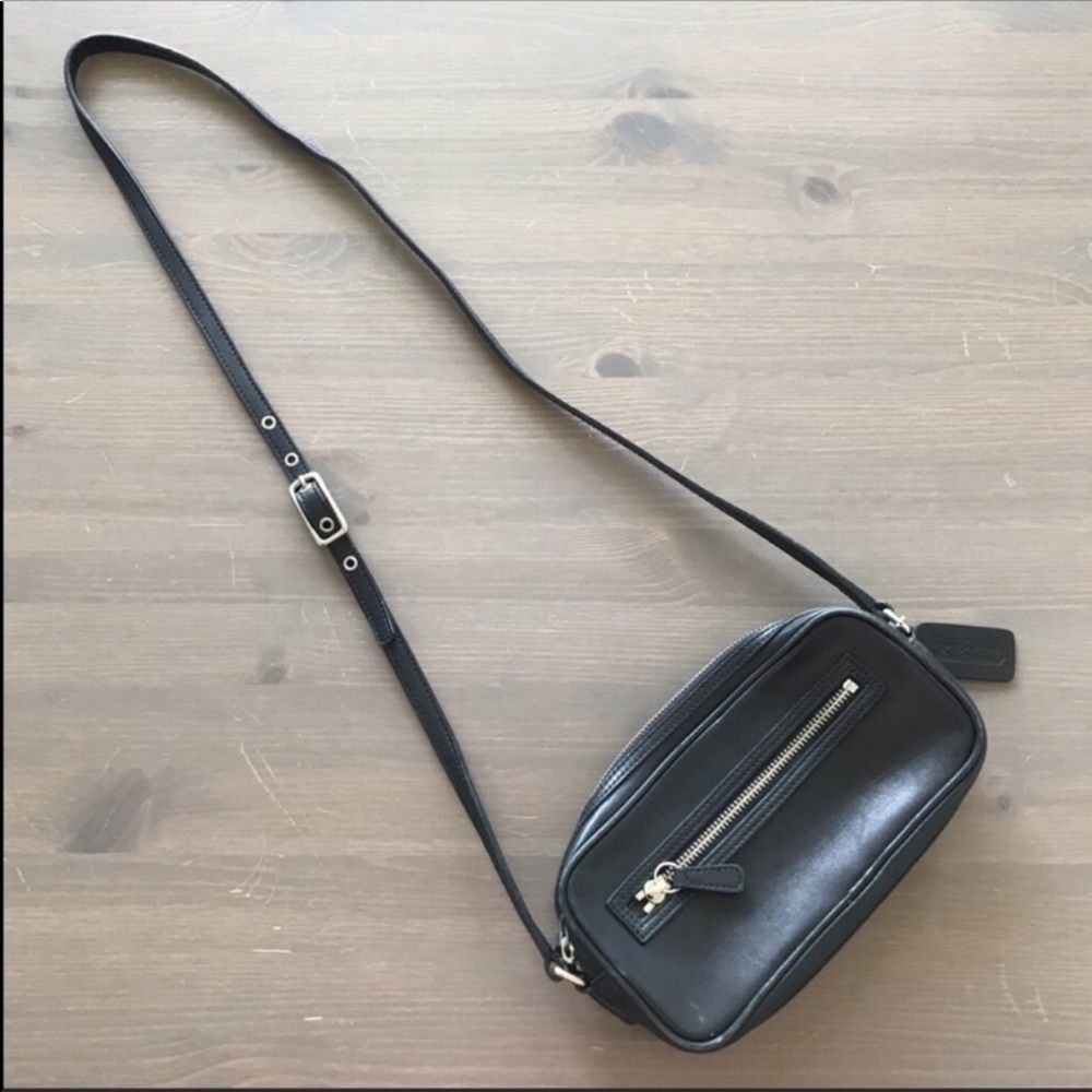 Coach Black Leather Legacy West Crossbody Bag